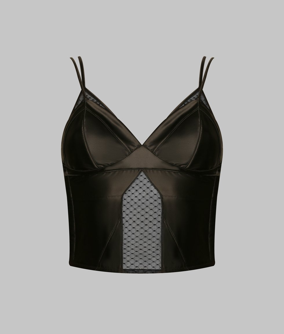 Wire-free bustier