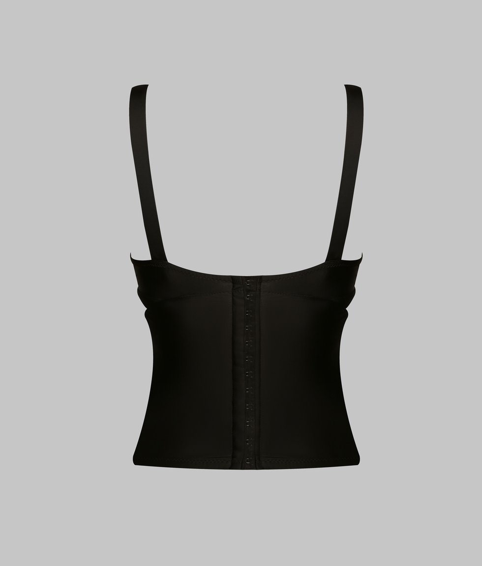 Wire-free bustier