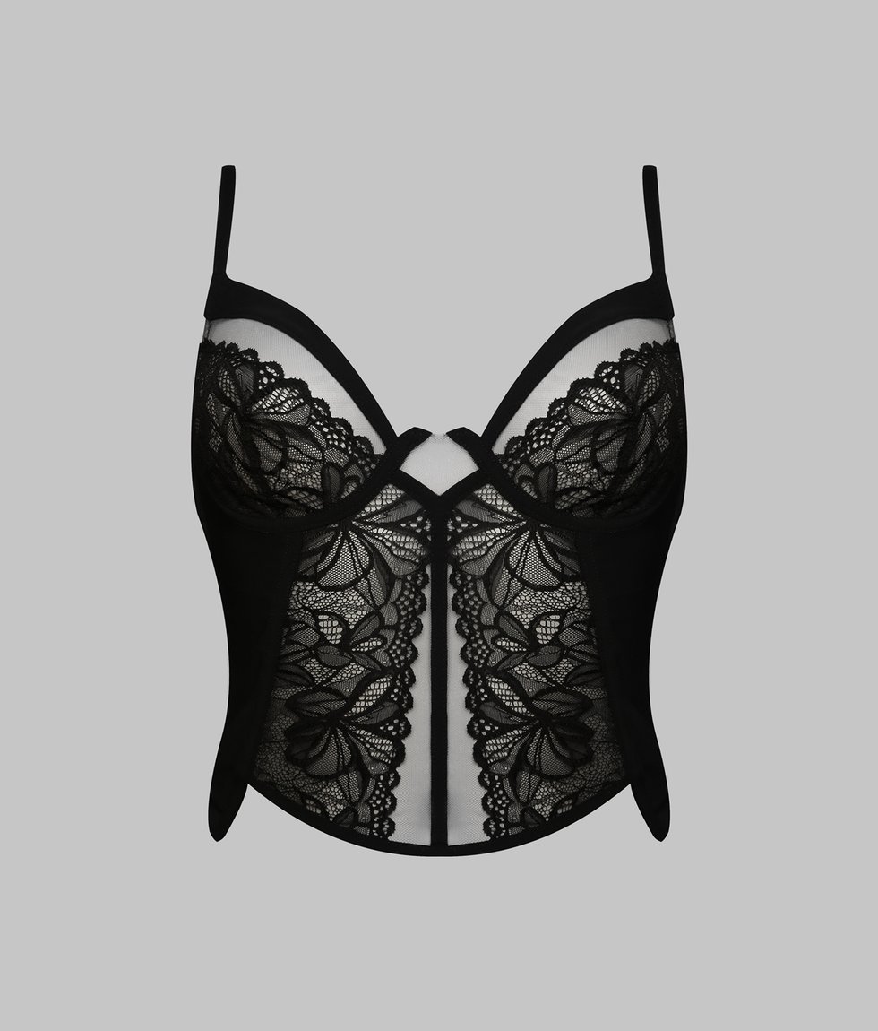 Underwire bustier