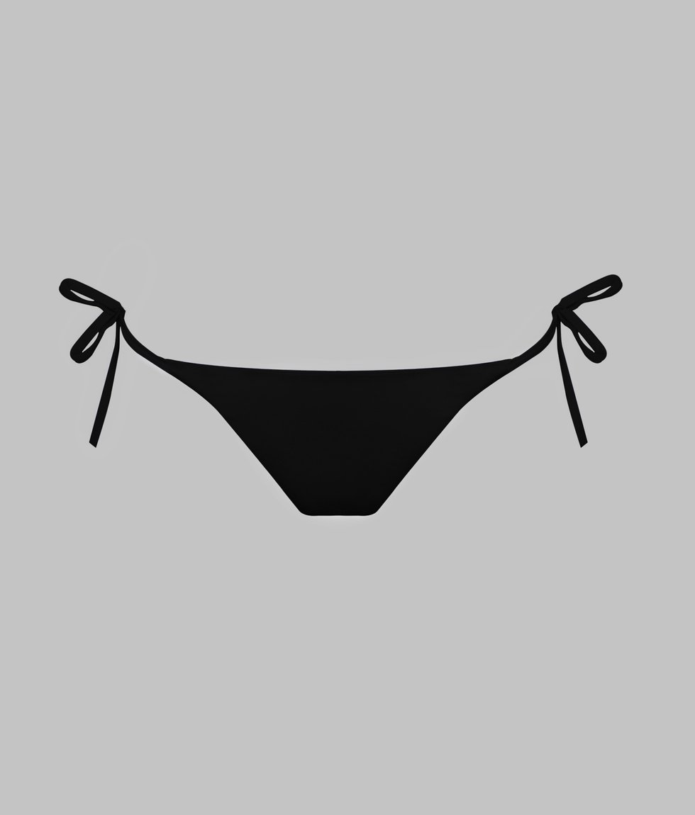 Tie-front bikini bottoms