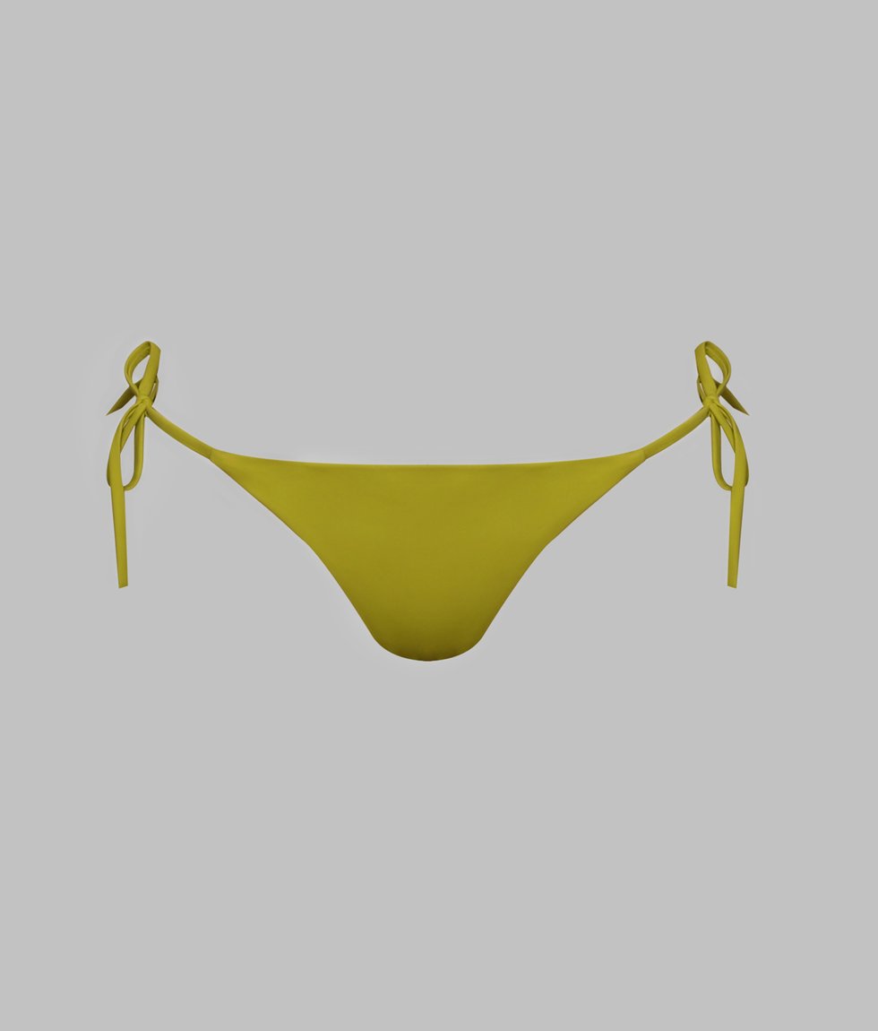 Tie-front bikini bottoms